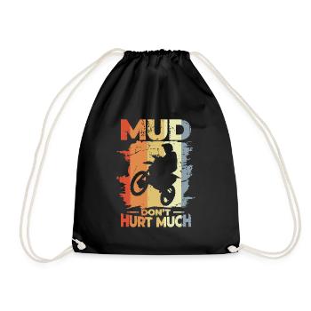 Mud Don't Hurt Much - Turnbeutel - Schwarz - Vorne