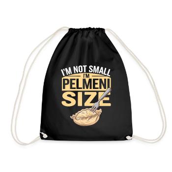Pelmeni Russian Cuisine - Drawstring Bag - black - Front