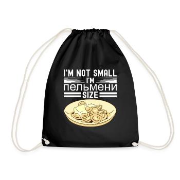 Pelmeni Russian Cuisine - Drawstring Bag - black - Front