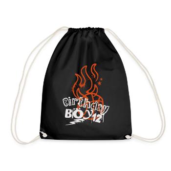 Basket-ball 12e anniversaire Basketteur - Sac de sport léger - noir - Devant