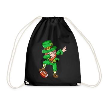 Sports Dab St Patricks Goblin Football Dabbing - Sac de sport léger - noir - Devant