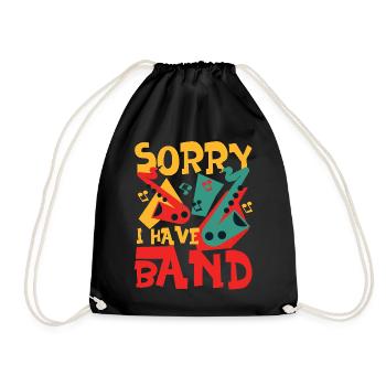 Saxophone désolé j’ai un groupe - Sac de sport léger - noir - Devant