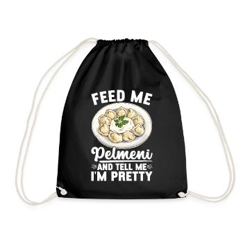 Pelmeni Cuisine russe - Sac de sport léger - noir - Devant