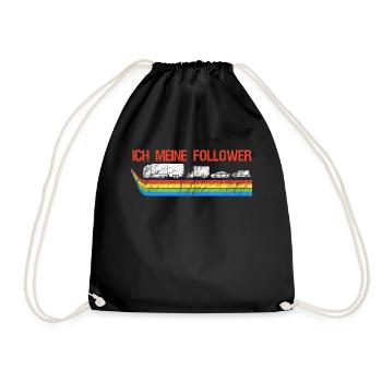 Beautiful Truck Driver Truck Driver Bus Driver - Drawstring Bag - black - Front