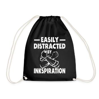 Poetry Slam Ink Stimulation Slam Poetry - Drawstring Bag - black - Front