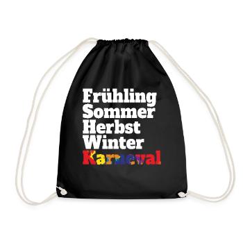 Carnaval Cinquième saison Kölsch Fastelovend Cologne - Sac de sport léger - noir - Devant
