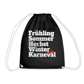 Carnaval Cinquième saison Kölsch Fastelovend Cologne - Sac de sport léger - noir - Devant