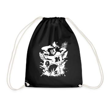 Graphiques de batterie - Sac de sport léger - noir - Devant