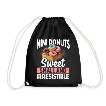 Beignets Beignets - Sac de sport léger - noir - Devant