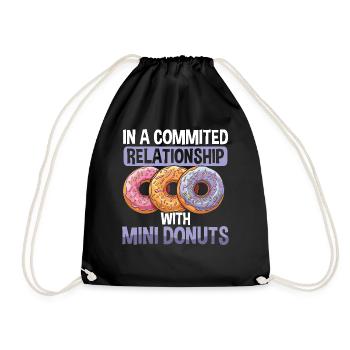 Beignets Beignets - Sac de sport léger - noir - Devant