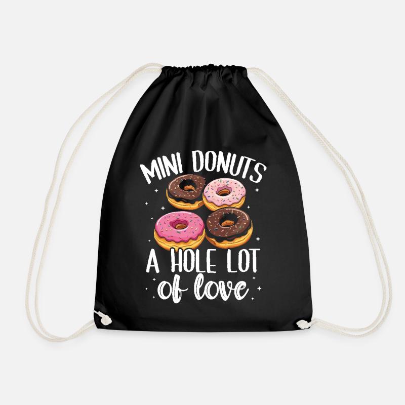 Donuts Donut - Turnbeutel - Schwarz
