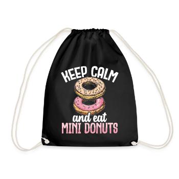 Beignets Beignets - Sac de sport léger - noir - Devant