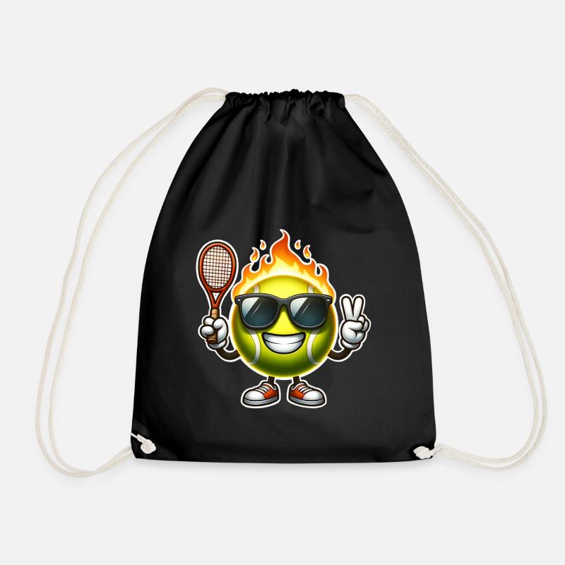 Tennis - Turnbeutel - Schwarz