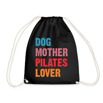 Chien Mère Pilates Amant - Sac de sport léger - noir - Devant