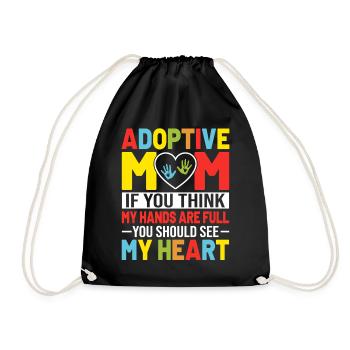 Si vous pensez que mes mains sont une mère adoptive complète - Sac de sport léger - noir - Devant
