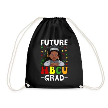 Future HBCU Grad - Turnbeutel - Schwarz - Vorne