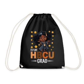 Future HBCU Grad - Turnbeutel - Schwarz - Vorne