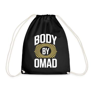 Intermittent fasting Intermittent fasting - Drawstring Bag - black - Front