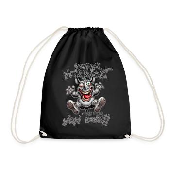 Rhino Mieux vaut être fou que l'un d'entre vous - Sac de sport léger - noir - Devant