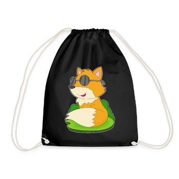 Fuchs Sonnenbrille - Turnbeutel - Schwarz - Vorne