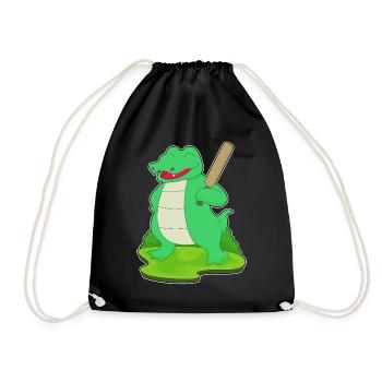 Crocodile Cricket Batte de cricket - Sac de sport léger - noir - Devant
