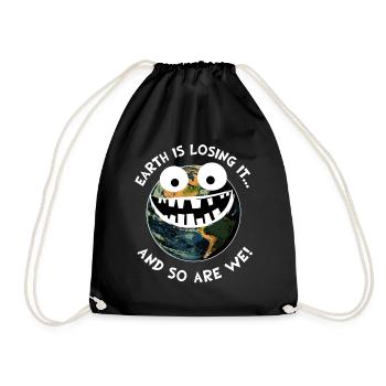 La Terre La Perdre Planète Terre Environnement Cadeau - Sac de sport léger - noir - Devant
