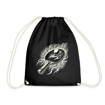 Raquette de tennis de table Passion - Sac de sport léger - noir - Devant