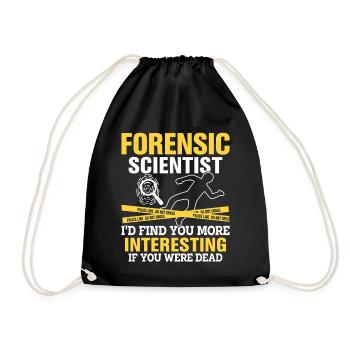 Scientifique médico-légal Scène de crime Preuves médico-légales - Sac de sport léger - noir - Devant