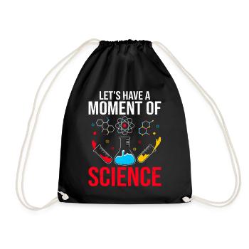 Ayons un moment de science Scientifique drôle - Sac de sport léger - noir - Devant