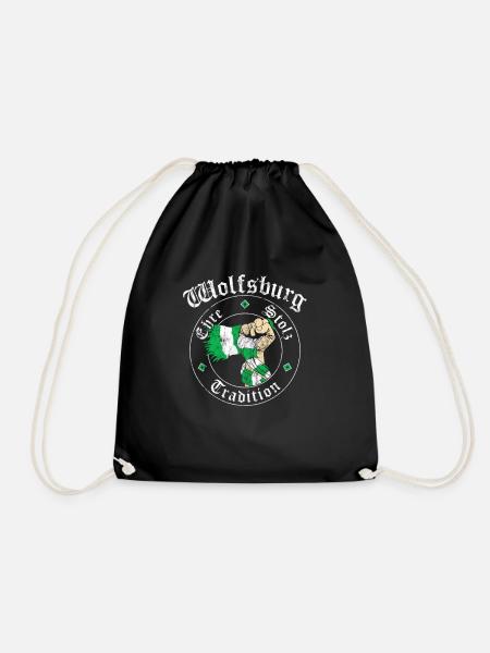 Wolfsburg Ehre Stolz Tradition No II - Turnbeutel - Schwarz