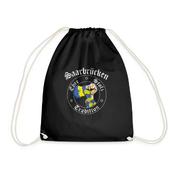 Saarbrücken Ehre Stolz Tradition No II - Turnbeutel - Schwarz - Vorne