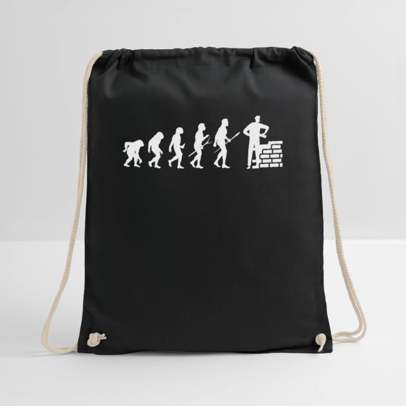 Mason's development into a master builder Drawstring Bag