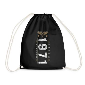 Edition Limitée 1971 Force et Honneur Anniversaire - Sac de sport léger - noir - Devant