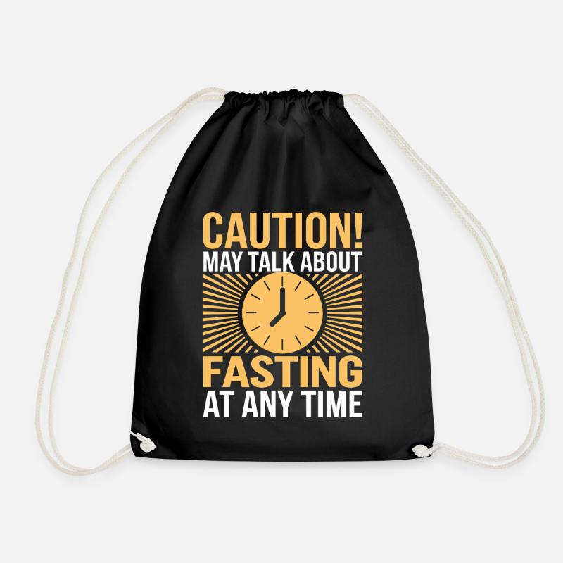 Jeûne intermittent Jeûne intermittent - Sac de sport léger - noir