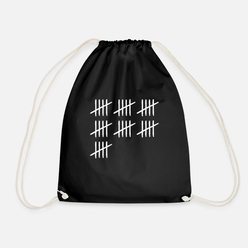 Counters 35 years old 35th birthday - Drawstring Bag - black