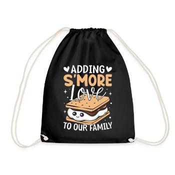Ajouter S’more Love à notre guimauve familiale - Sac de sport léger - noir - Devant