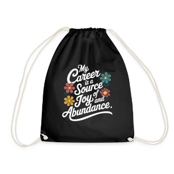 Ma carrière est une source de joie et de - Sac de sport léger - noir - Devant