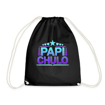 Papi Chulo - Latino Style Design - Turnbeutel - Schwarz - Vorne