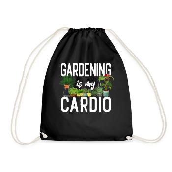 Plant Lover Gardening Gardening Is - Turnbeutel - Schwarz - Vorne