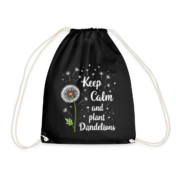 Dandelion Dandelion Lover Floral Floral - Sac de sport léger - noir - Devant