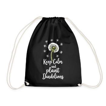 Dandelion Dandelion Lover Floral Floral - Sac de sport léger - noir - Devant