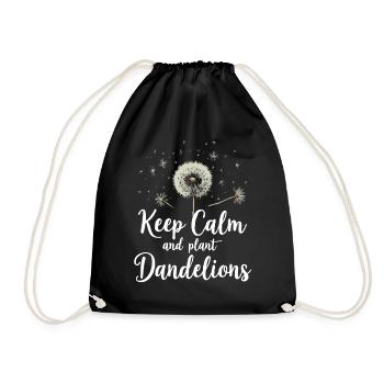 Dandelion Dandelion Lover Floral Floral - Sac de sport léger - noir - Devant