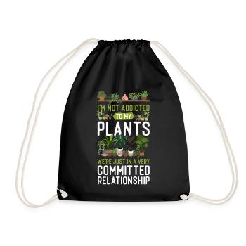 Amateur de plantes jardinage Je ne suis pas - Sac de sport léger - noir - Devant