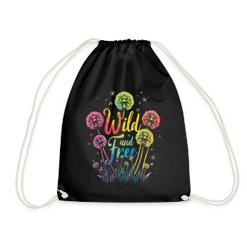 Dandelion Dandelion Lover Floral Floral - Sac de sport léger - noir - Devant