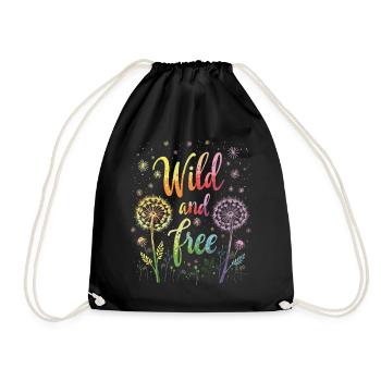 Dandelion Dandelion Lover Floral Floral - Sac de sport léger - noir - Devant