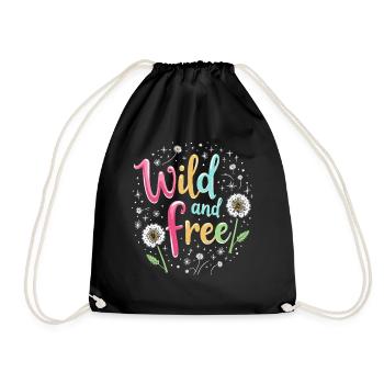 Dandelion Dandelion Lover Floral Floral - Sac de sport léger - noir - Devant