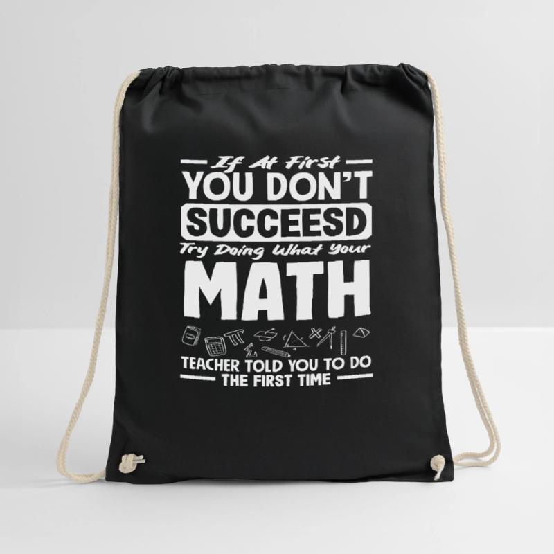 Math Teacher Math Gift Drawstring Bag