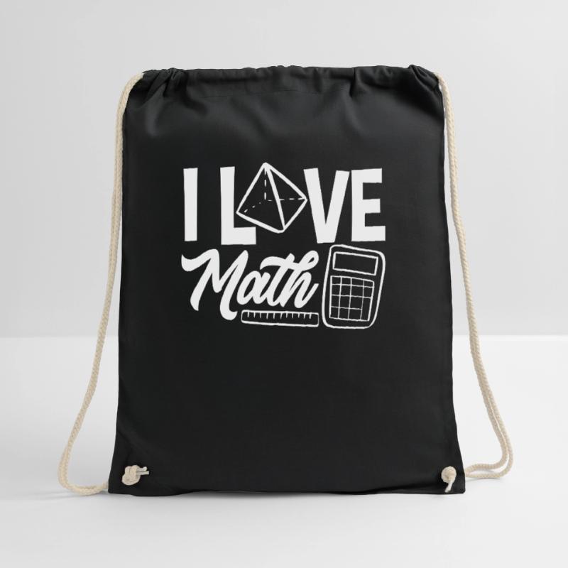 Math Teacher Math Gift Drawstring Bag