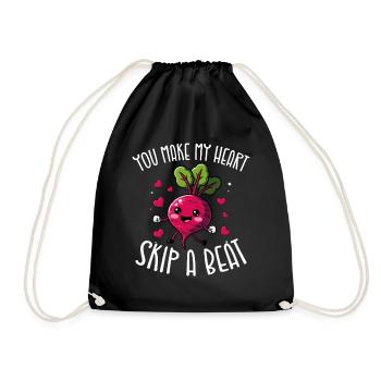 Tu me fais bondir le cœur par-dessus un navet drôle - Sac de sport léger - noir - Devant