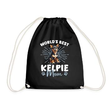 Chien Kelpie australien La meilleure maman Kelpie du monde - Sac de sport léger - noir - Devant